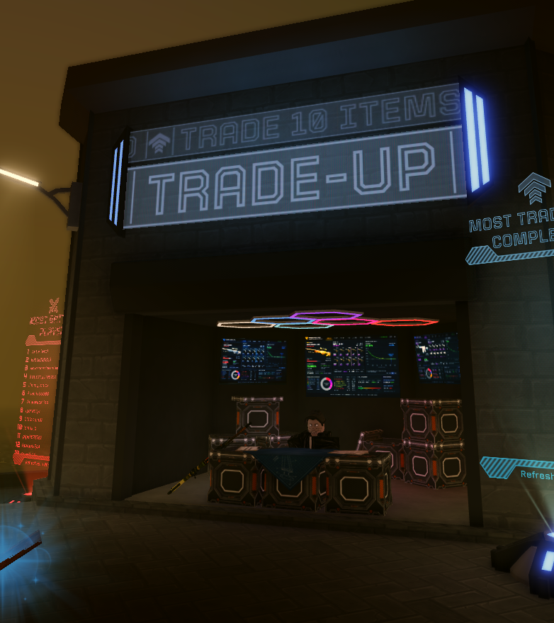 The new Trade-Up station in Case World